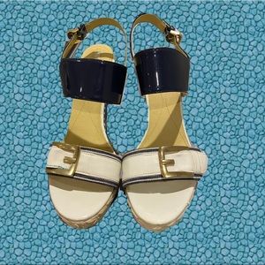 Geox Women's D Janira E Wedge Sandal Platform. Espadrilles